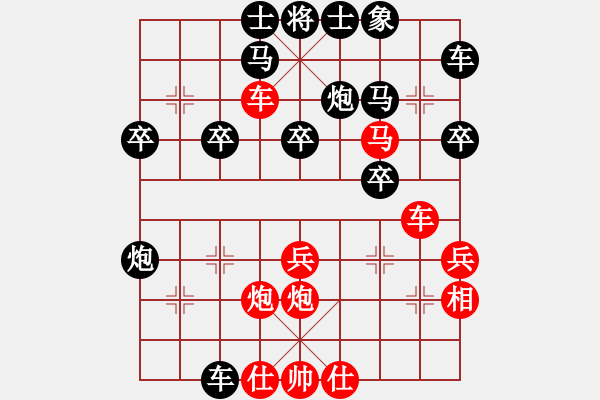 象棋棋譜圖片：xiliushi(3段)-負(fù)-荊州神州行(5段) - 步數(shù)：40 