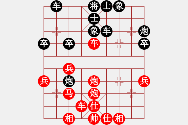 象棋棋譜圖片：教育局 姜曉 勝 昌飛公司 張翼 - 步數(shù)：40 