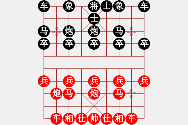 象棋棋譜圖片：蔚藍[345558135]紅勝 -VS- 玉面郎君[957373552] - 步數(shù)：10 