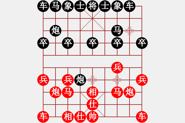 象棋棋譜圖片：臭臭臭臭臭(3段)-勝-揚州棋俠(9段) - 步數(shù)：10 