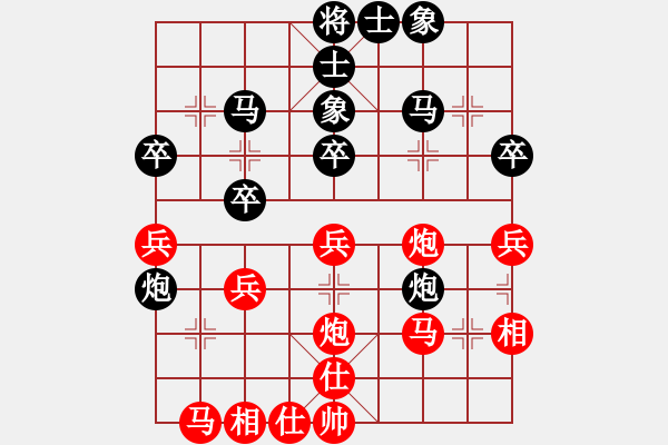 象棋棋譜圖片：砍你服不服(8段)-負(fù)-左手切菜(9段) - 步數(shù)：35 