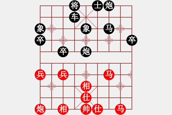 象棋棋譜圖片：弈飛(9段)-負(fù)-閑弈冷血(8段) 中炮過(guò)河車(chē)七路馬對(duì)屏風(fēng)馬兩頭蛇 - 步數(shù)：60 