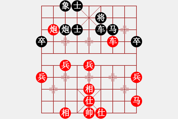 象棋棋譜圖片：溫情(9段)-勝-第三軍軍座(2段)中炮過河車互進(jìn)七兵對屏風(fēng)馬平炮兌車 紅仕角炮對黑退邊炮 - 步數(shù)：59 