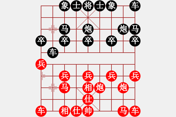 象棋棋譜圖片：偉哥[1574315407] -VS- 圣石奇兵[553813488] - 步數(shù)：10 