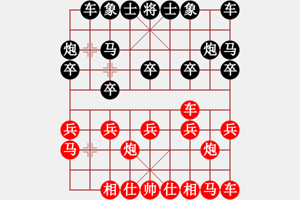 象棋棋譜圖片：我就是我[1355022925] -VS- 手工畫[3332754821] - 步數(shù)：10 