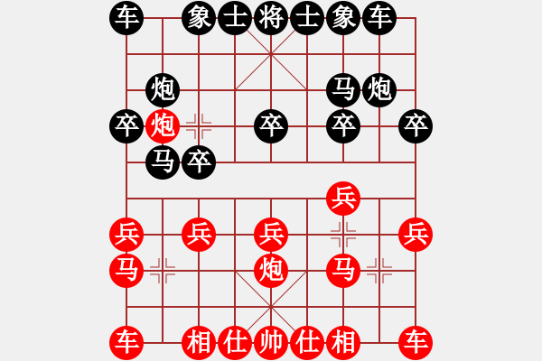 象棋棋譜圖片：江國華 先勝 田斌 - 步數(shù)：10 