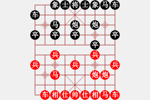 象棋棋譜圖片：臭棋人家ゞ禾日火因[4429788] -VS- 臭棋人家ㄨ鴻鴻[1822250855] - 步數(shù)：10 