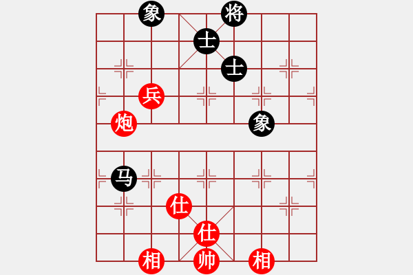 象棋棋谱图片：老夫菜豆腐(9段)-和-abvabvc(5r) - 步数：110 