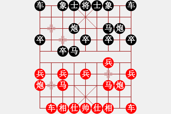 象棋棋譜圖片：浙江余杭（臨平）少年隊(duì) 張軒杰 勝 上海市川沙象棋俱樂(lè)部 韓勇 - 步數(shù)：10 