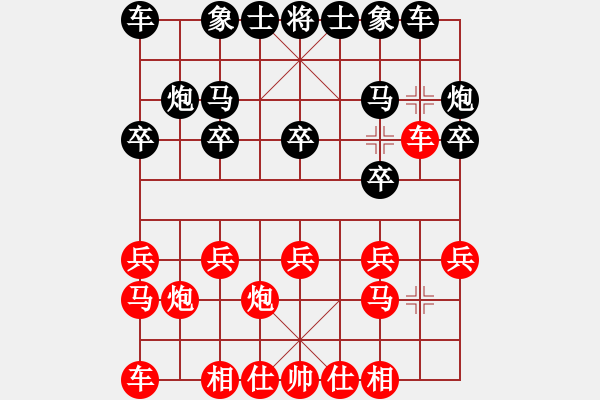 象棋棋譜圖片：第四屆聆聽杯沖八之戰(zhàn)其一168負風雨者-1 - 步數(shù)：10 