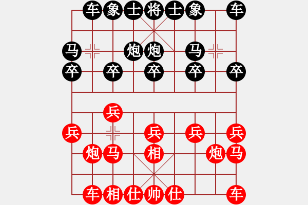 象棋棋譜圖片：不可戰(zhàn)勝(7段)-負(fù)-一步千舍(5段) - 步數(shù)：10 