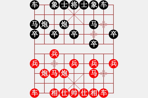 象棋棋譜圖片：日本 姚海晶 和 香港 林嘉欣 - 步數(shù)：10 