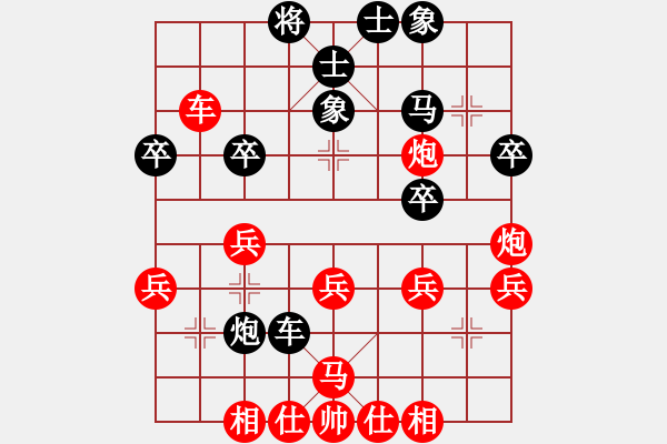 象棋棋譜圖片：2006年梁山賽第七輪：騰訊梁山云(5r)-勝-富貴聯(lián)盟二(2級(jí)) - 步數(shù)：30 