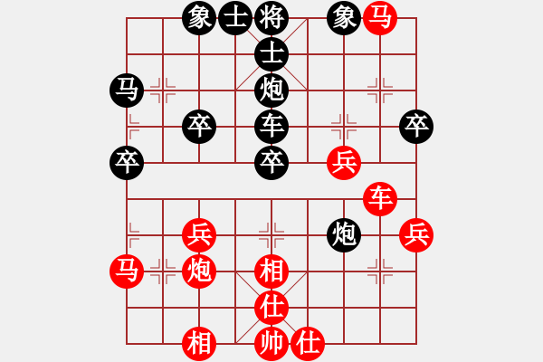 象棋棋譜圖片：鄭州郡王(5級)-和-chouqi(6級) - 步數(shù)：40 