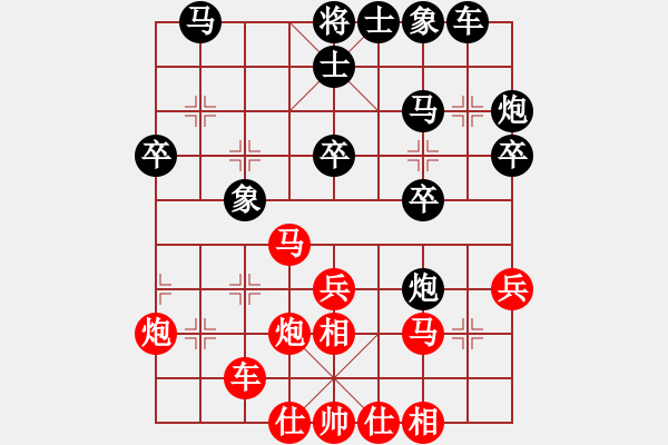 象棋棋譜圖片：北斗神拳(6段)-勝-左將軍(7段) - 步數(shù)：30 