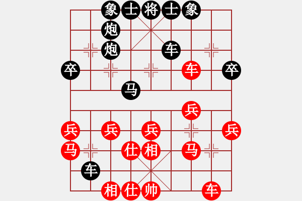 象棋棋譜圖片：風(fēng)雨芙蓉情[1106895174] -VS- 橫才俊儒[292832991] - 步數(shù)：30 