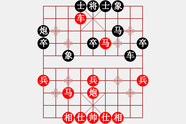 象棋棋譜圖片：期待你的轉(zhuǎn)身【紅】vs品棋宰豬佬【黑】 - 步數(shù)：39 