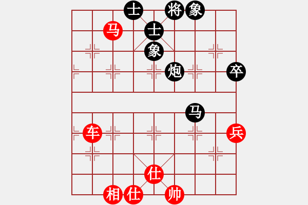 象棋棋譜圖片：列炮黑平7路炮2.pgn - 步數(shù)：74 