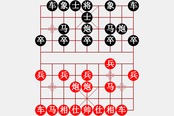 象棋棋譜圖片：棋酒色(2段)-負(fù)-棋壇毒龍(7段) - 步數(shù)：10 