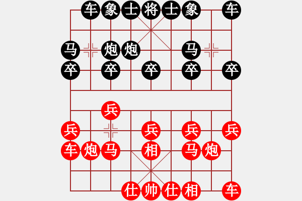 象棋棋譜圖片：品茗戒酒令(人王)-負(fù)-中華象棋王(天帝) - 步數(shù)：10 