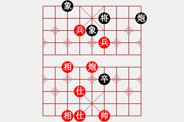 象棋棋譜圖片：200 - 炮雙高兵仕相全例勝包高卒雙象 - 步數(shù)：10 