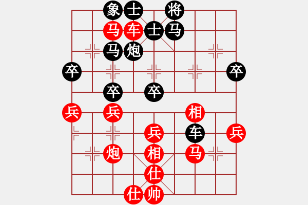 象棋棋譜圖片：山西實名象棋群聯(lián)盟 新疆張欣 先勝 江湖客―倪敏 - 步數(shù)：40 