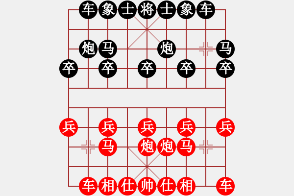 象棋棋譜圖片：廣西 韋宇光 和 中國浙江 陸宏偉 - 步數(shù)：10 