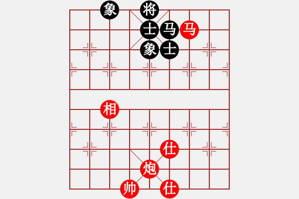 象棋棋譜圖片：測評 馬炮對馬士象全 難贏 - 步數(shù)：120 