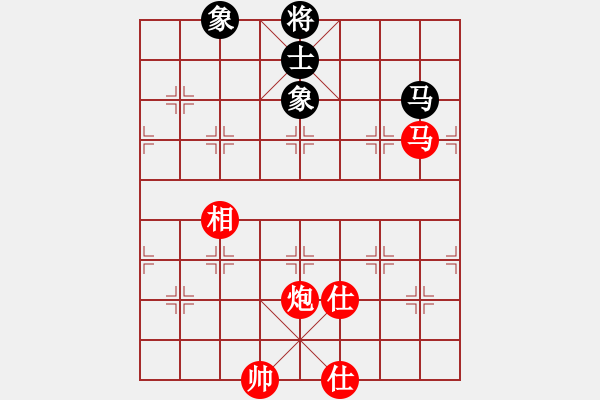 象棋棋譜圖片：測評 馬炮對馬士象全 難贏 - 步數(shù)：130 