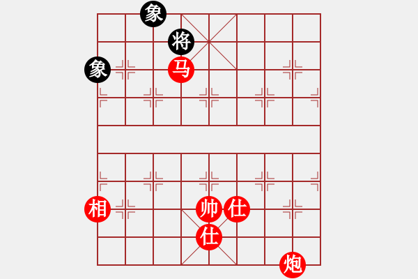 象棋棋譜圖片：測評 馬炮對馬士象全 難贏 - 步數(shù)：182 