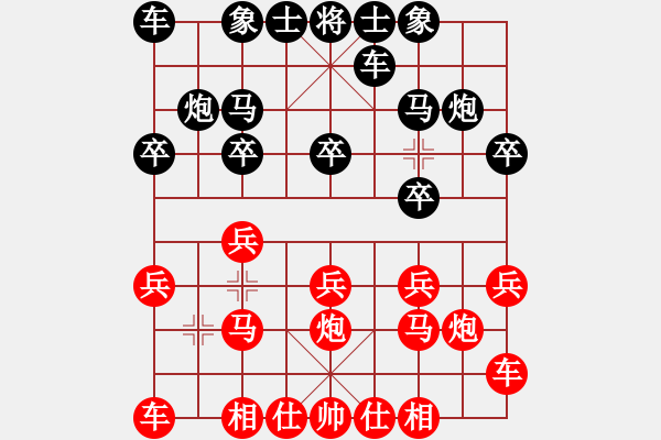 象棋棋譜圖片：2019半決賽 澤坤 勝 改革紛紛 - 步數(shù)：10 