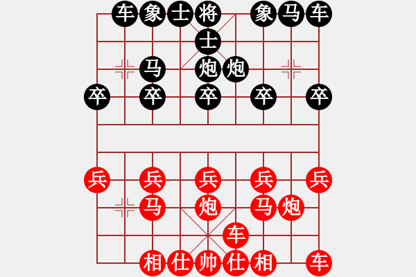 象棋棋譜圖片：空白E五六炮10馬三進(jìn)五8卒五進(jìn)一 - 步數(shù)：10 