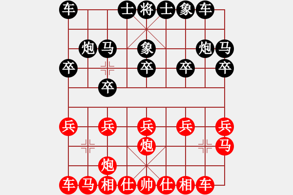 象棋棋譜圖片：棋靈王(5段)-勝-去棋中論壇(月將) - 步數(shù)：10 