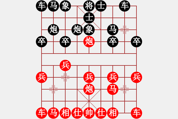 象棋棋譜圖片：]明月風(fēng)輕[971768490] -VS- ╰☆慯郎☆╮[969725442 - 步數(shù)：10 