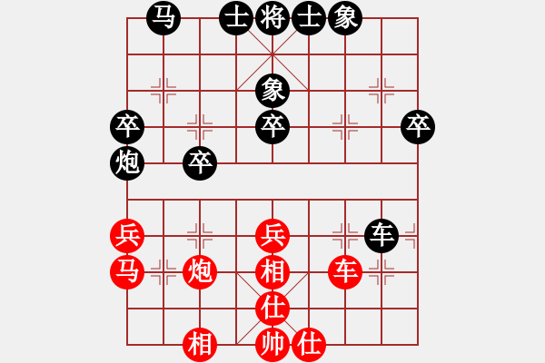 象棋棋譜圖片：1508251723 吹水-學(xué)棋.pgn - 步數(shù)：40 