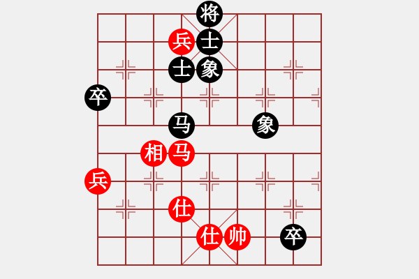 象棋棋譜圖片：金龍象棋(9星)-和-wsxwsxx(9星) - 步數(shù)：100 