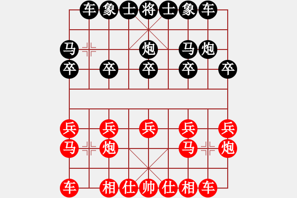 象棋棋譜圖片：糊里糊涂[2685107521] -VS- 騎白馬的青蛙[452406971] - 步數(shù)：10 