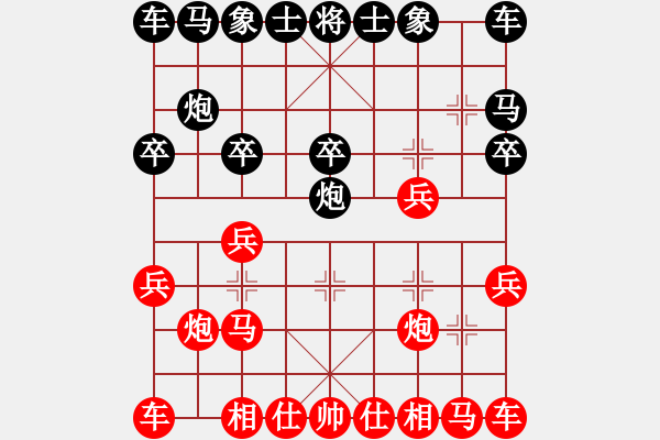 象棋棋譜圖片：王民強     先勝 林德星     - 步數(shù)：10 