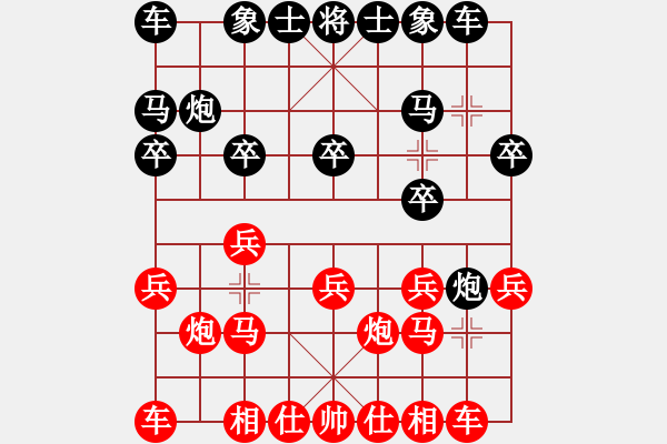 象棋棋谱图片：高飞先胜连泽特 - 步数：10 