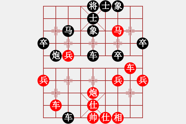 象棋棋譜圖片：horacewu(5級(jí))-勝-wangby(6級(jí)) - 步數(shù)：40 