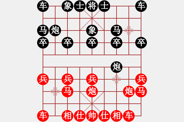 象棋棋譜圖片：狗尾巴花(9星)-勝-咸寧王(9星) - 步數(shù)：10 