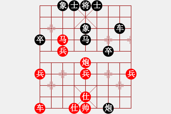 象棋棋譜圖片：2006年弈天迪瀾杯賽第五輪：順天三號(hào)(2級(jí))-和-無錫金風(fēng)緣(5r) - 步數(shù)：40 