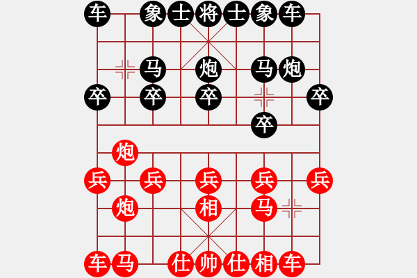 象棋棋譜圖片：姜祥華[276133282] -VS- 帥得掉渣[330668460] - 步數(shù)：10 