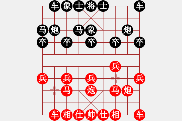 象棋棋譜圖片：11-06-22 shanzai[904]-Win-huoer[1035] - 步數(shù)：10 