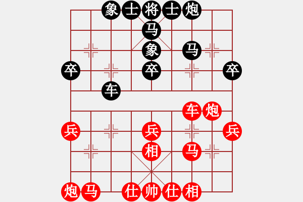 象棋棋譜圖片：thgtzld(北斗)-負(fù)-今生(天罡) - 步數(shù)：40 