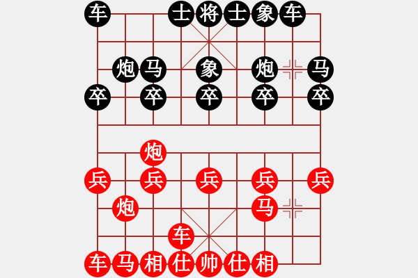 象棋棋譜圖片：橫車對(duì)單提馬3車一平六 - 步數(shù)：10 