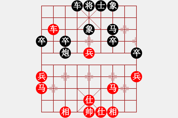 象棋棋譜圖片：橫車對(duì)單提馬3車一平六 - 步數(shù)：39 