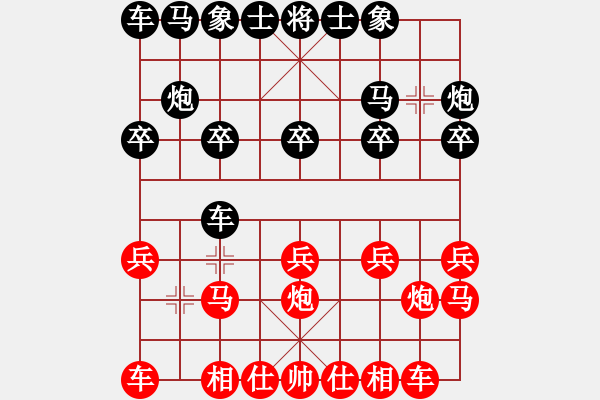 象棋棋谱图片：青州宋洋(3段)-负-云枫(3段) - 步数：10 