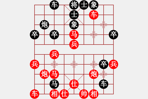 象棋棋譜圖片：其它著法（6）卒7平8 - 步數：10 