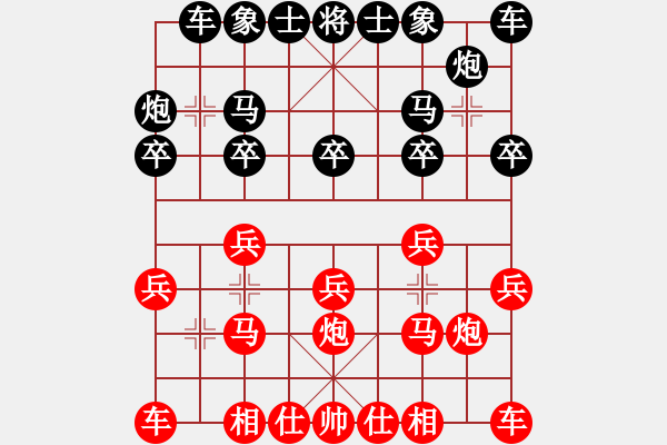 象棋棋譜圖片：2008年2月25日擂臺(tái)第5局 熱血盟●溫柔一刀[紅] -VS- 熱血盟富貴張[黑] - 步數(shù)：10 